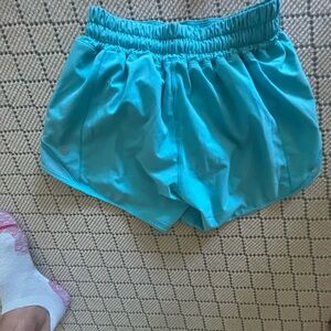 Lululemon Athletica Turquoise Athletic Shorts 4 inch